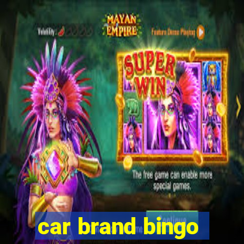 car brand bingo